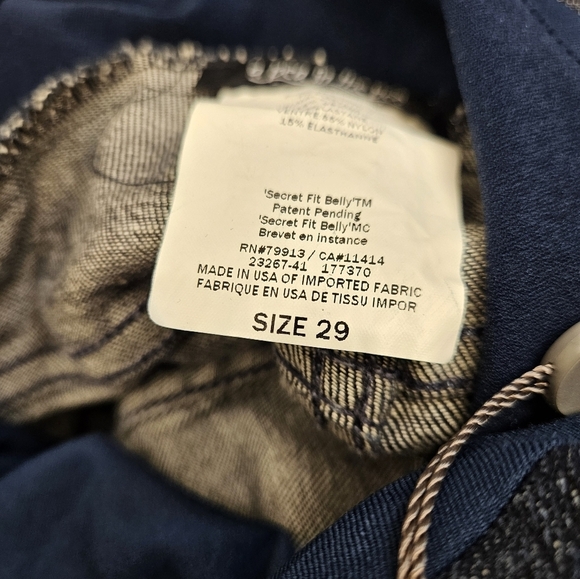 A PEA IN THE POD Maternity Jeans BRAND NEW Size 29 Y2K SEVEN DENIM - Picture 5 of 5